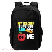 My Teacher Survived 100 Days Of Me Backpack thumb 0