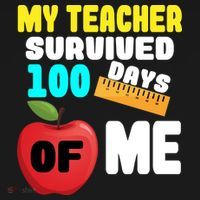 My Teacher Survived 100 Days Of Me Backpack thumb 2