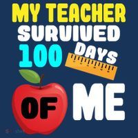 My Teacher Survived 100 Days Of Me Polo thumb 2