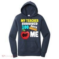 My Teacher Survived 100 Days Of Me Women's Hoodie thumb 0