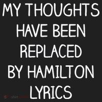 My Thoughts Have Been Replaced By Hamilton Lyrics Women's Sweatshirt thumb 2