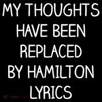 My Thoughts Have Been Replaced By Hamilton Lyrics Tote Bag thumb 4
