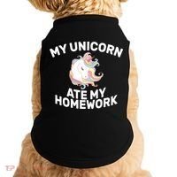 My Unicorn Ate My Homework Doggie Tank thumb 0