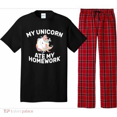 My Unicorn Ate My Homework Pajama Set