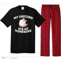 My Unicorn Ate My Homework Pajama Set thumb 0