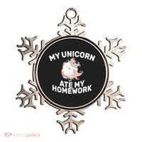 My Unicorn Ate My Homework Ornament thumb 0