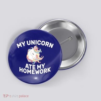 My Unicorn Ate My Homework Button