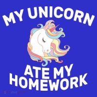 My Unicorn Ate My Homework Tumbler thumb 3
