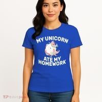 My Unicorn Ate My Homework Women's T-Shirt thumb 4