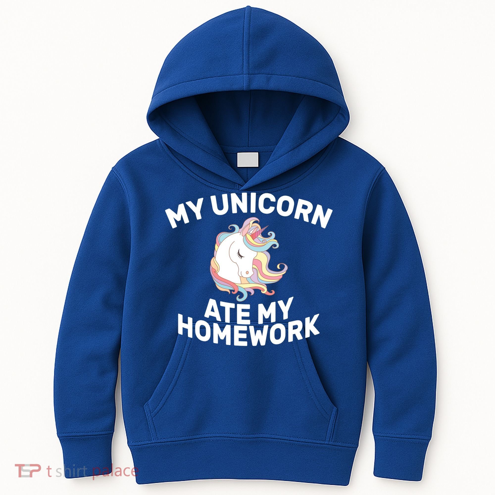 My Unicorn Ate My Homework Kids Hoodie