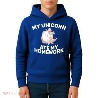 My Unicorn Ate My Homework Kids Hoodie thumb 4