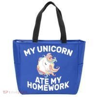 My Unicorn Ate My Homework Tote Bag thumb 0