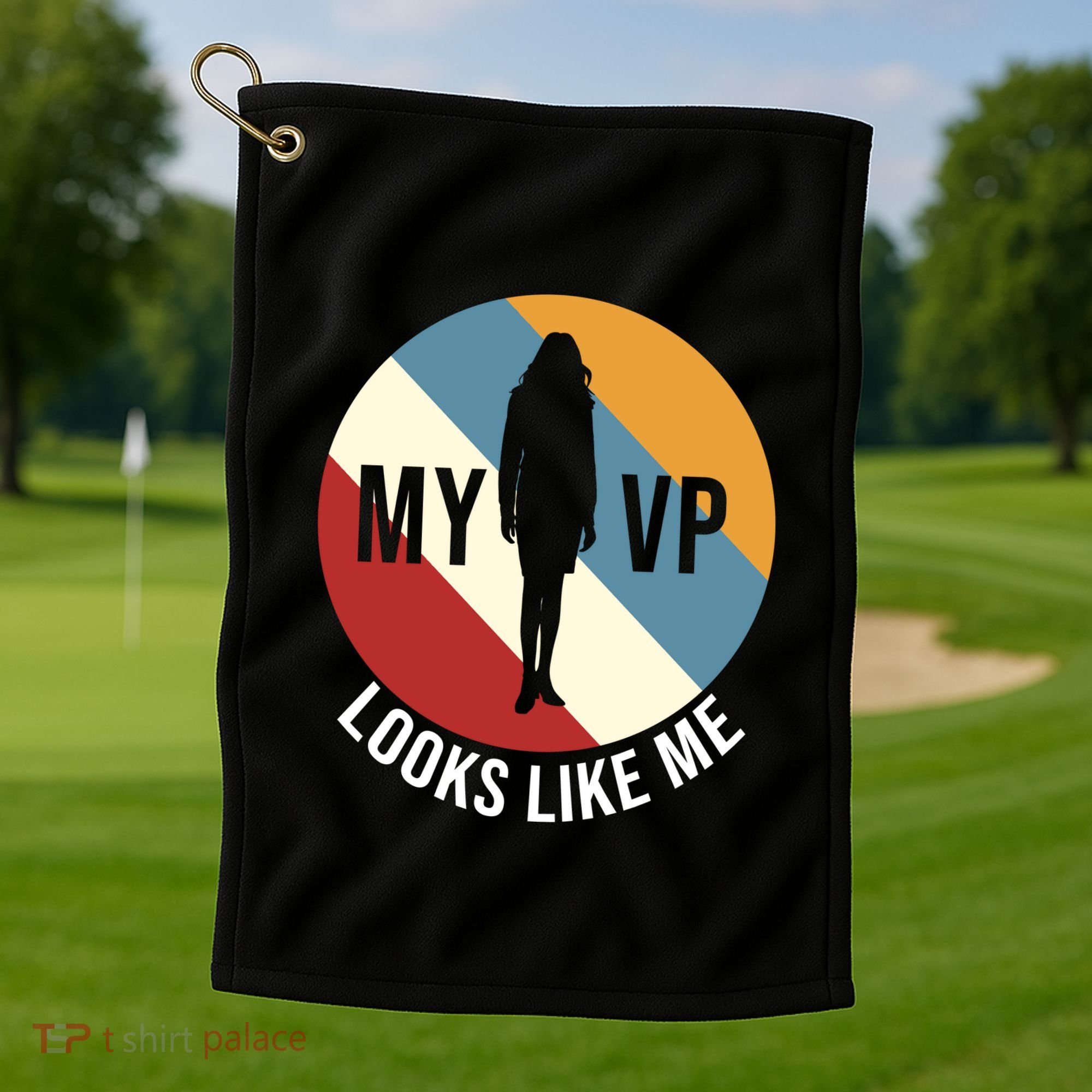 My VP Looks Like Me Golf Towel