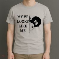 My VP Looks Like Me Cute Kamala T-Shirt thumb 3