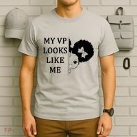 My VP Looks Like Me Cute Kamala T-Shirt thumb 6