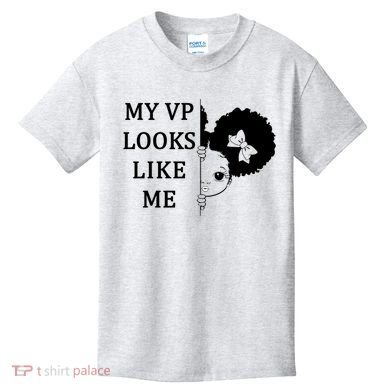 My VP Looks Like Me Cute Kamala Kids T-Shirt