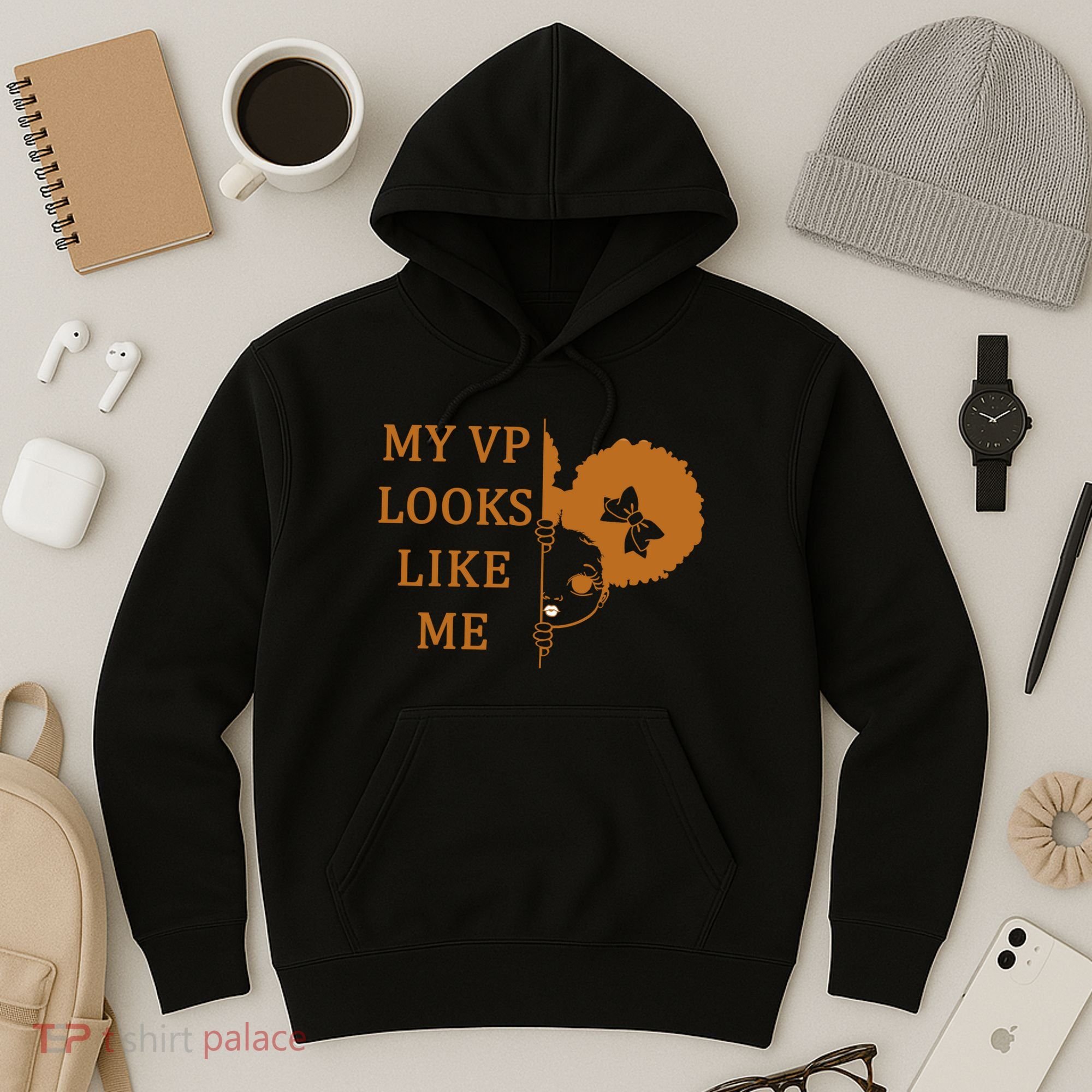 My VP Looks Like Me Cute Kamala Hoodie