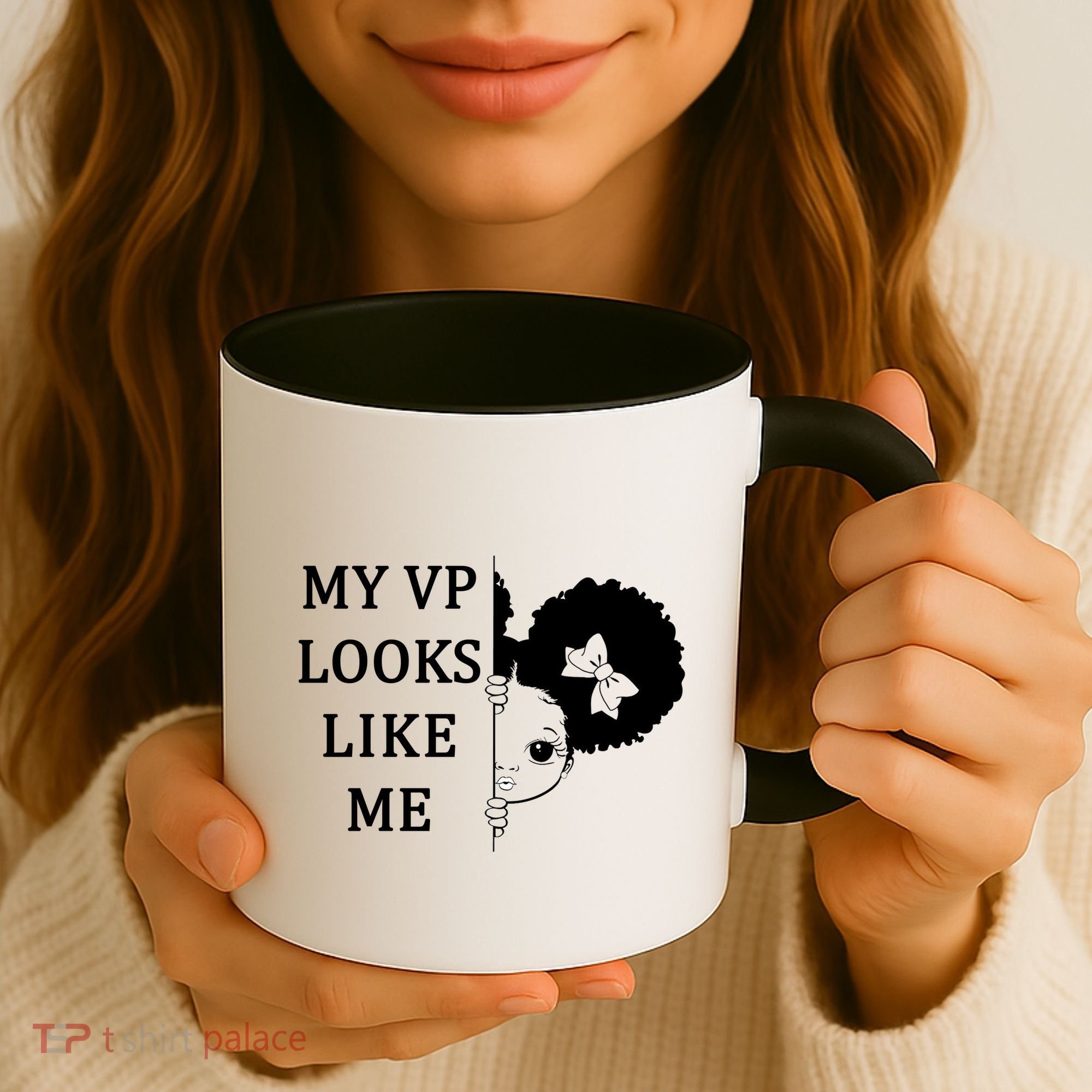 My VP Looks Like Me Cute Kamala Coffee Mug