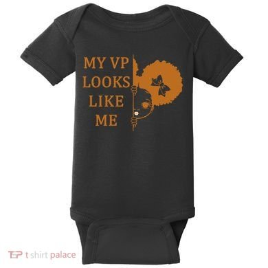 My VP Looks Like Me Cute Kamala Baby Bodysuit