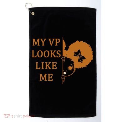 My VP Looks Like Me Cute Kamala Golf Towel