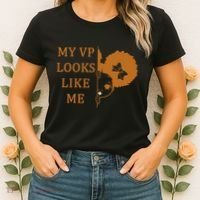 My VP Looks Like Me Cute Kamala Women's T-Shirt thumb 2