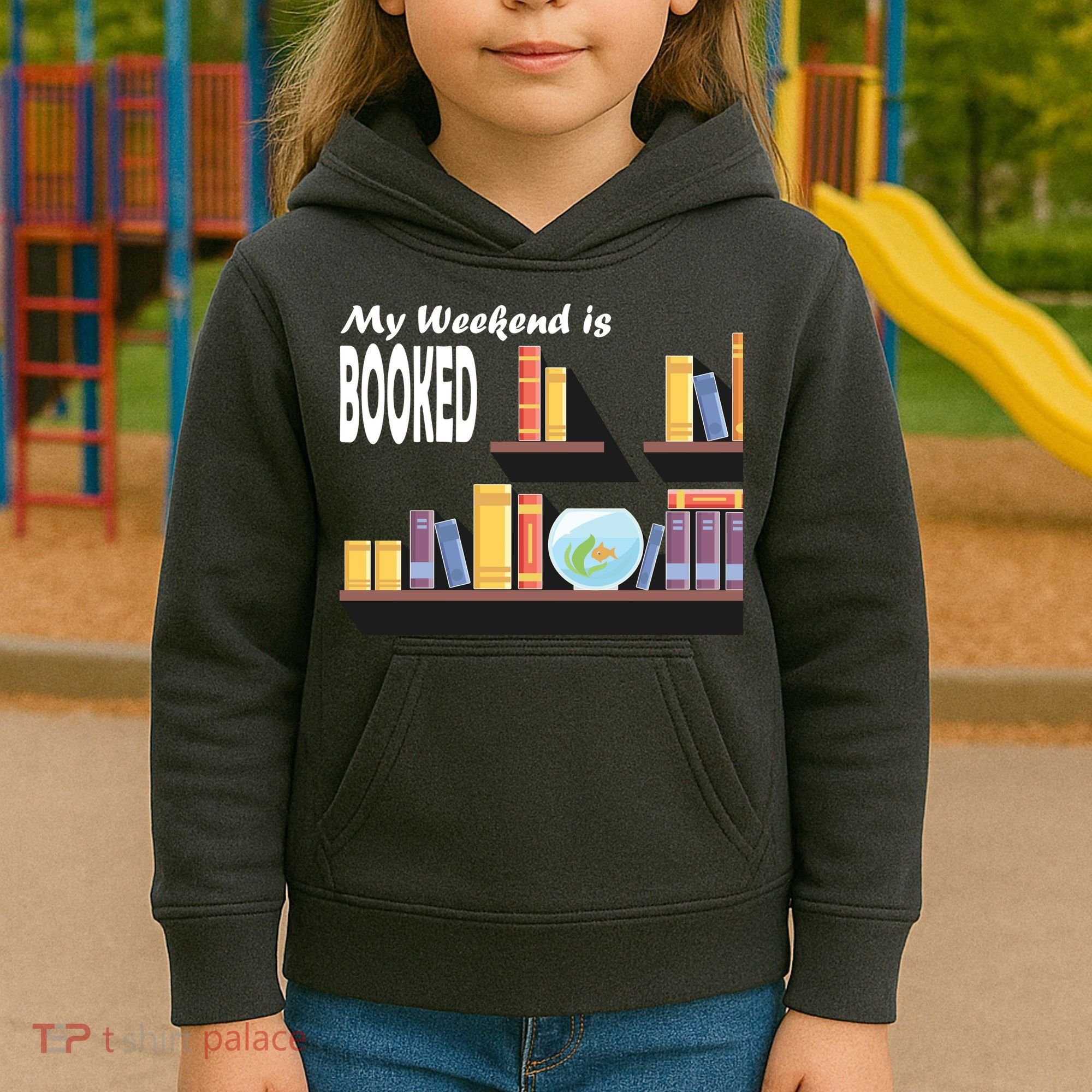 My Weekend Is Booked Kids Hoodie