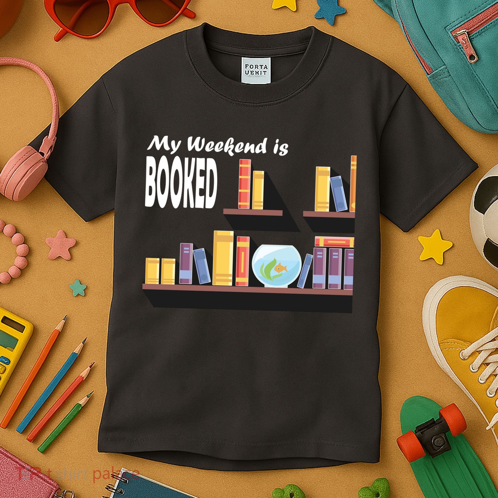My Weekend Is Booked Kids T-Shirt