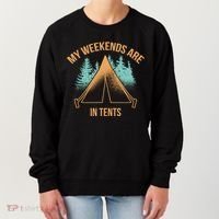 My Weekends Are In Tents Women's Sweatshirt thumb 0