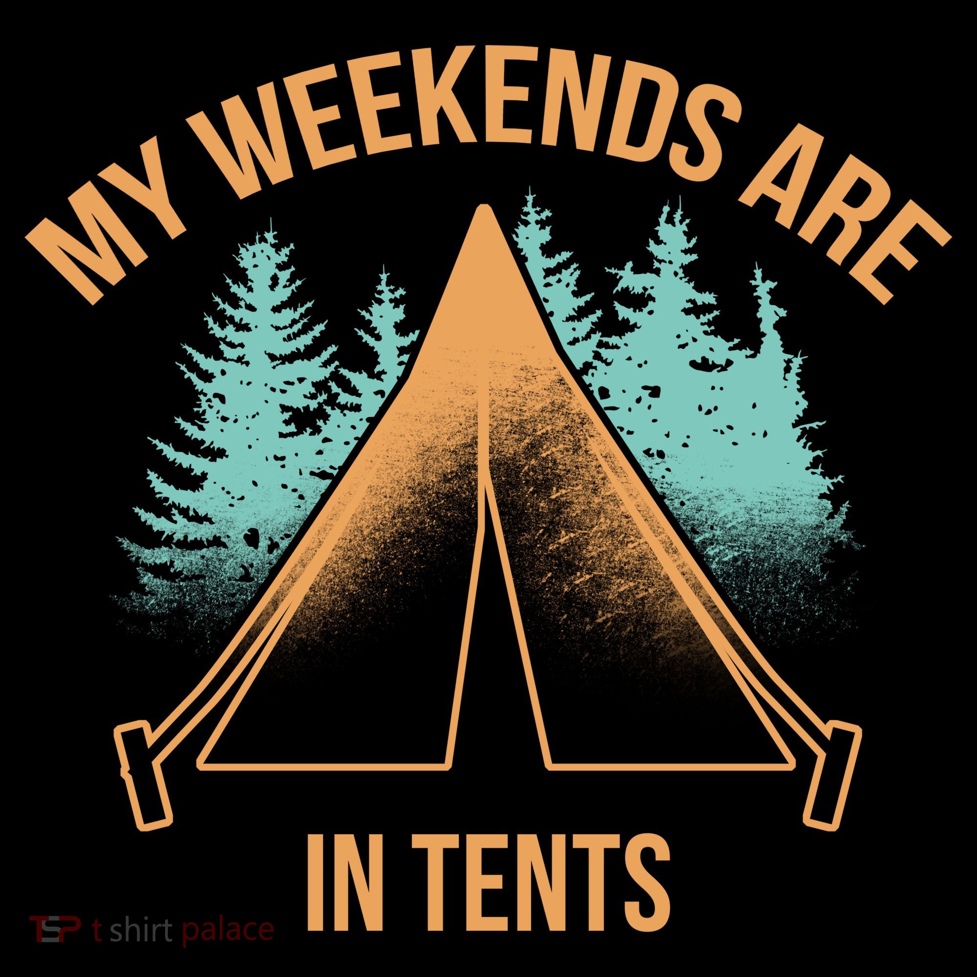 My Weekends Are In Tents Hoodie