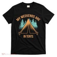 My Weekends Are In Tents T-Shirt thumb 0