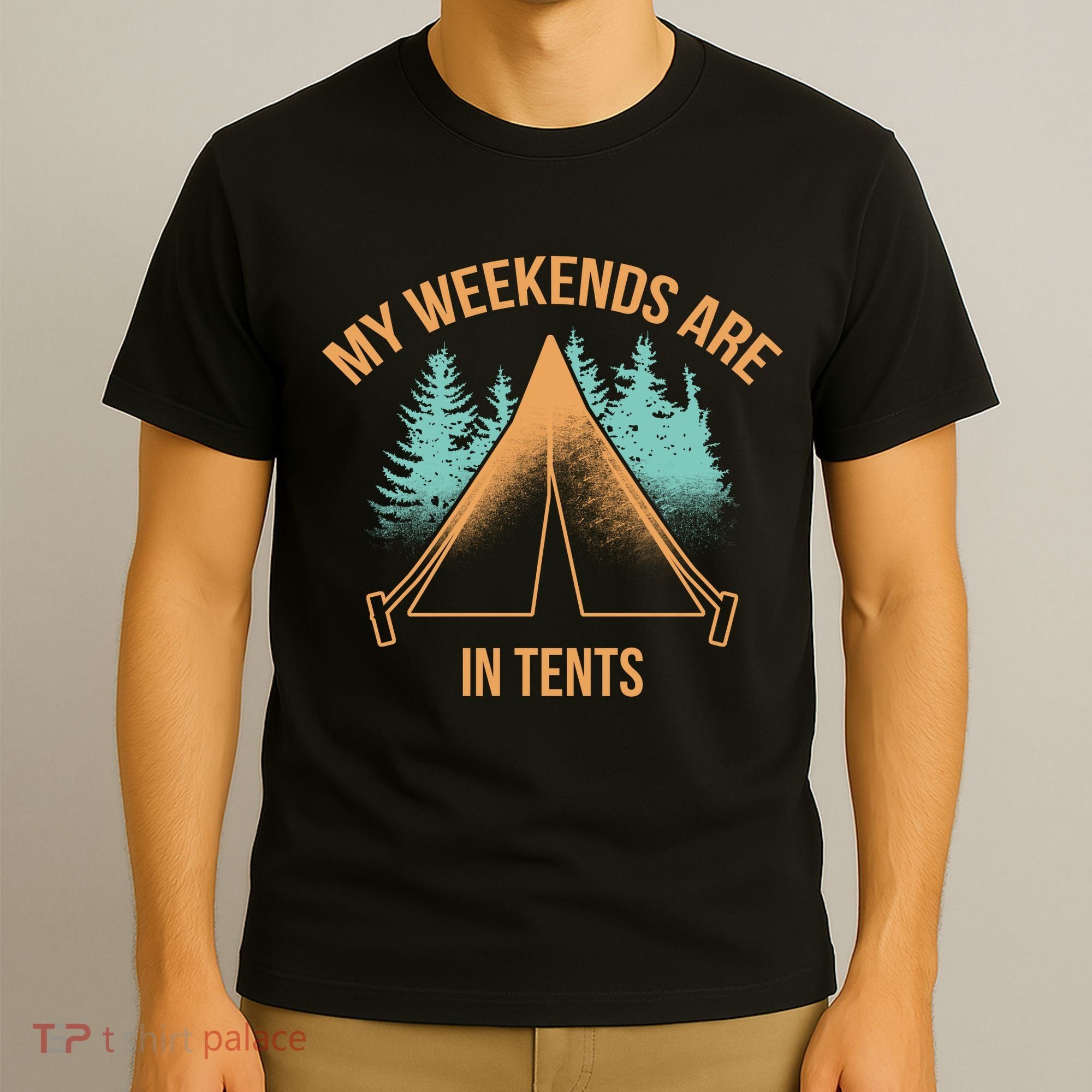 My Weekends Are In Tents T-Shirt