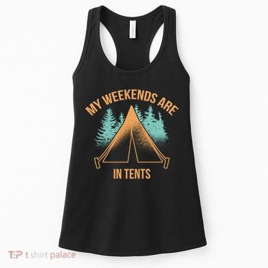 My Weekends Are In Tents Women's Tank Top