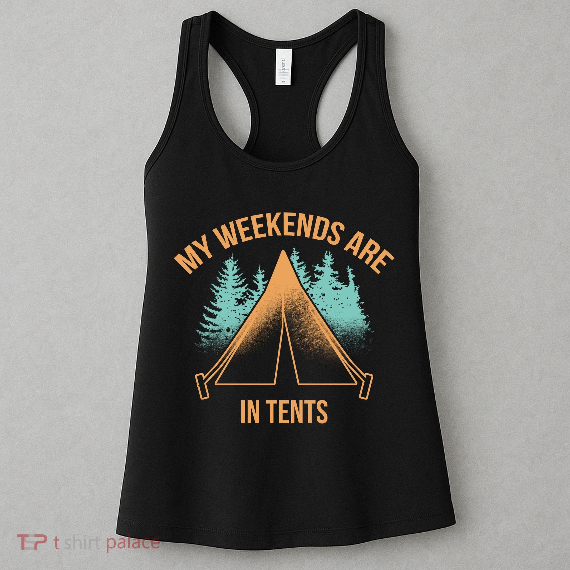 My Weekends Are In Tents Women's Tank Top