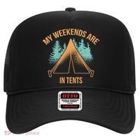 My Weekends Are In Tents Hat thumb 0