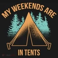 My Weekends Are In Tents Toddler Hoodie thumb 2