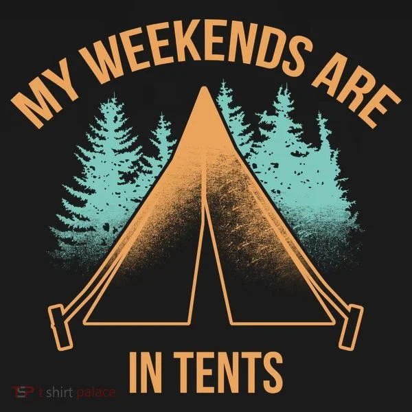 My Weekends Are In Tents Toddler Hoodie
