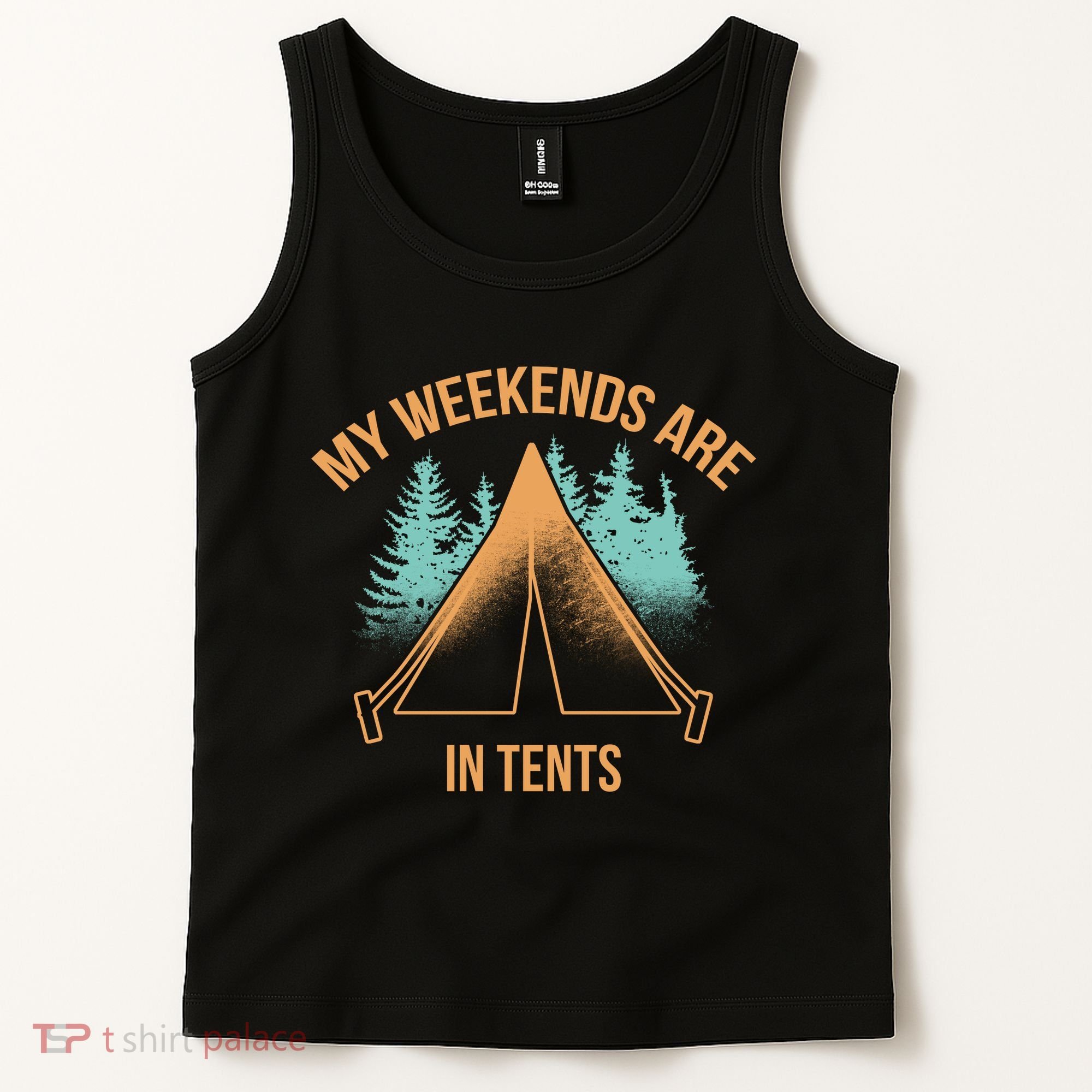 My Weekends Are In Tents Tank Top