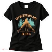My Weekends Are In Tents Women's T-Shirt thumb 0