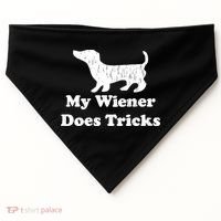 My Wiener Does Tricks USA-Made Doggie Bandana thumb 0