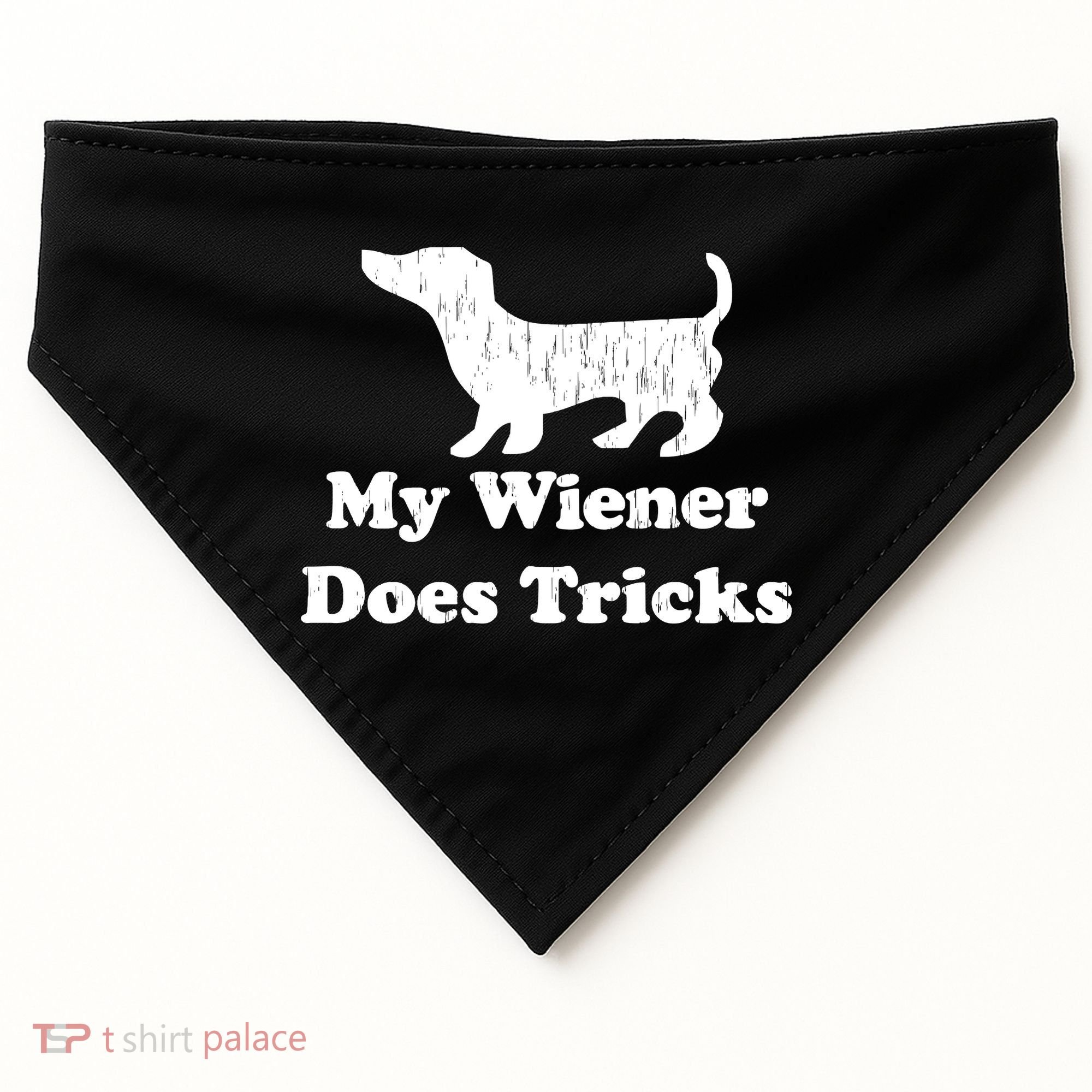 My Wiener Does Tricks USA-Made Doggie Bandana