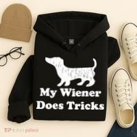 My Wiener Does Tricks Hoodie thumb 4