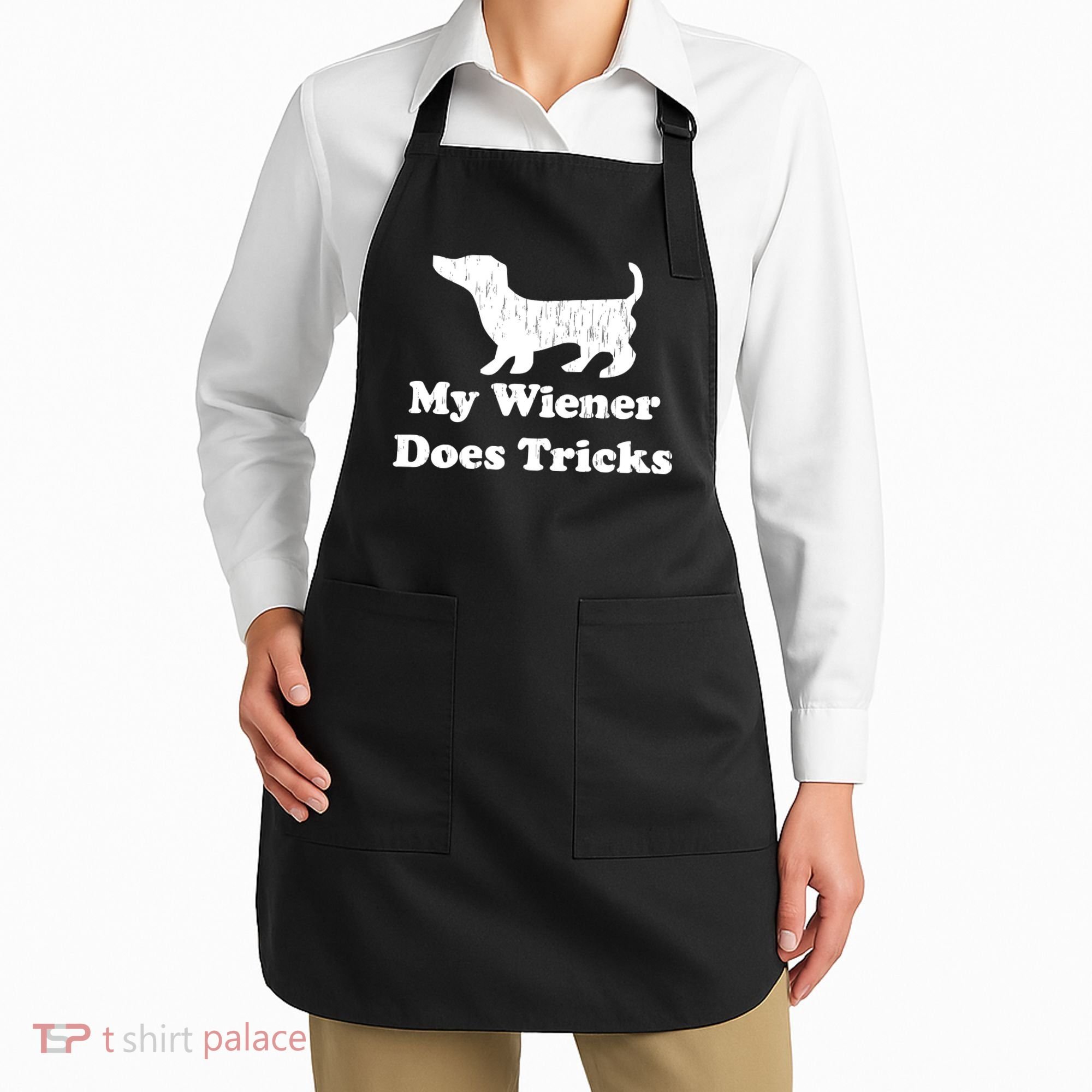 My Wiener Does Tricks Apron