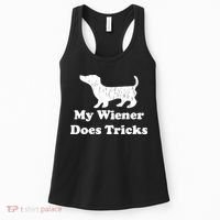 My Wiener Does Tricks Women's Tank Top thumb 0