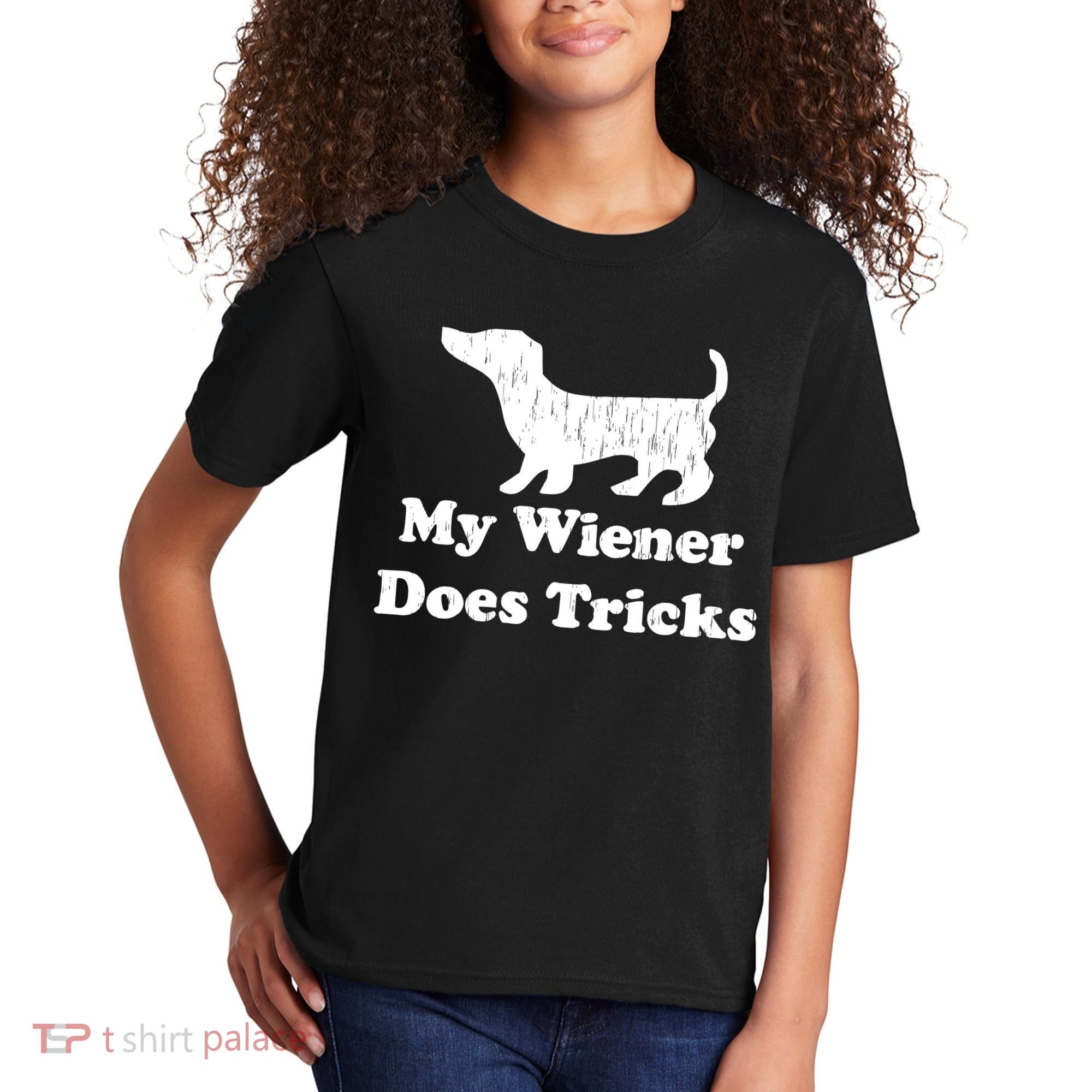 My Wiener Does Tricks Kids T-Shirt