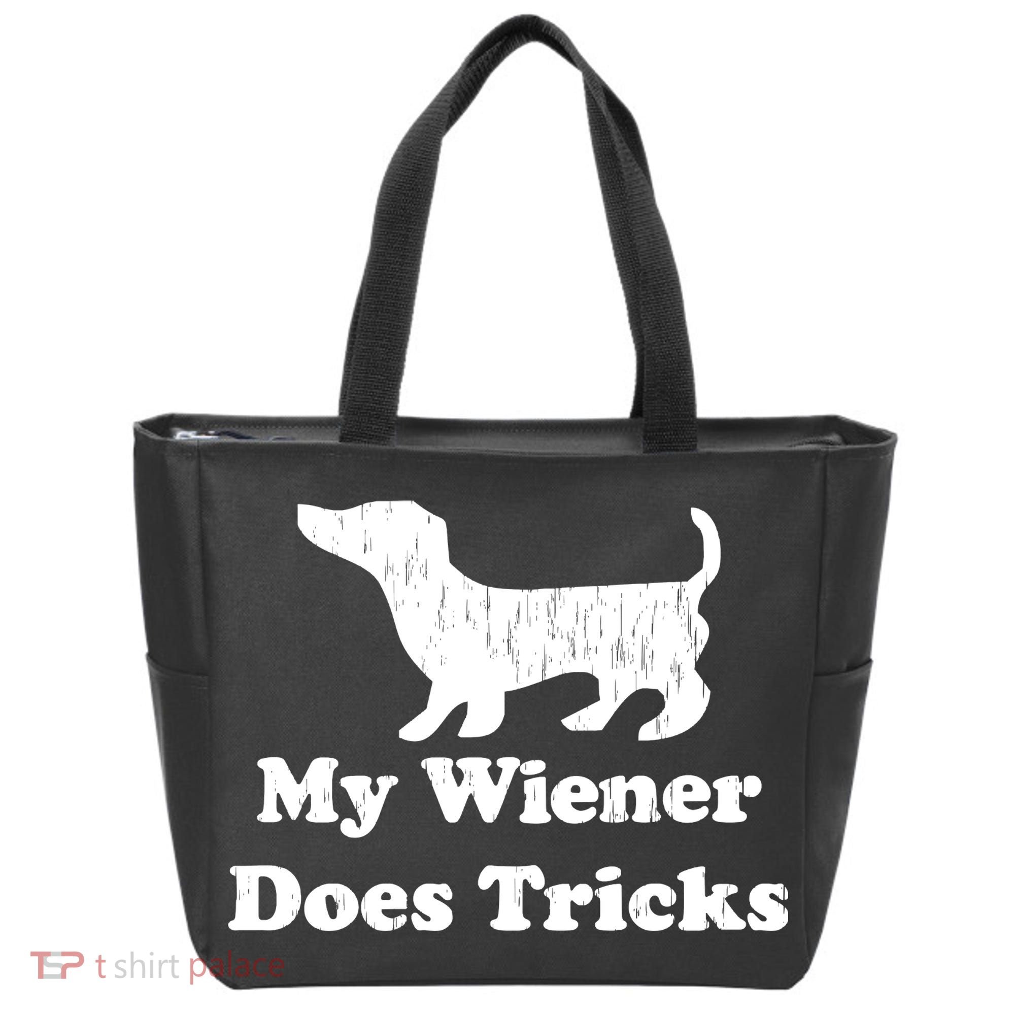 My Wiener Does Tricks Tote Bag