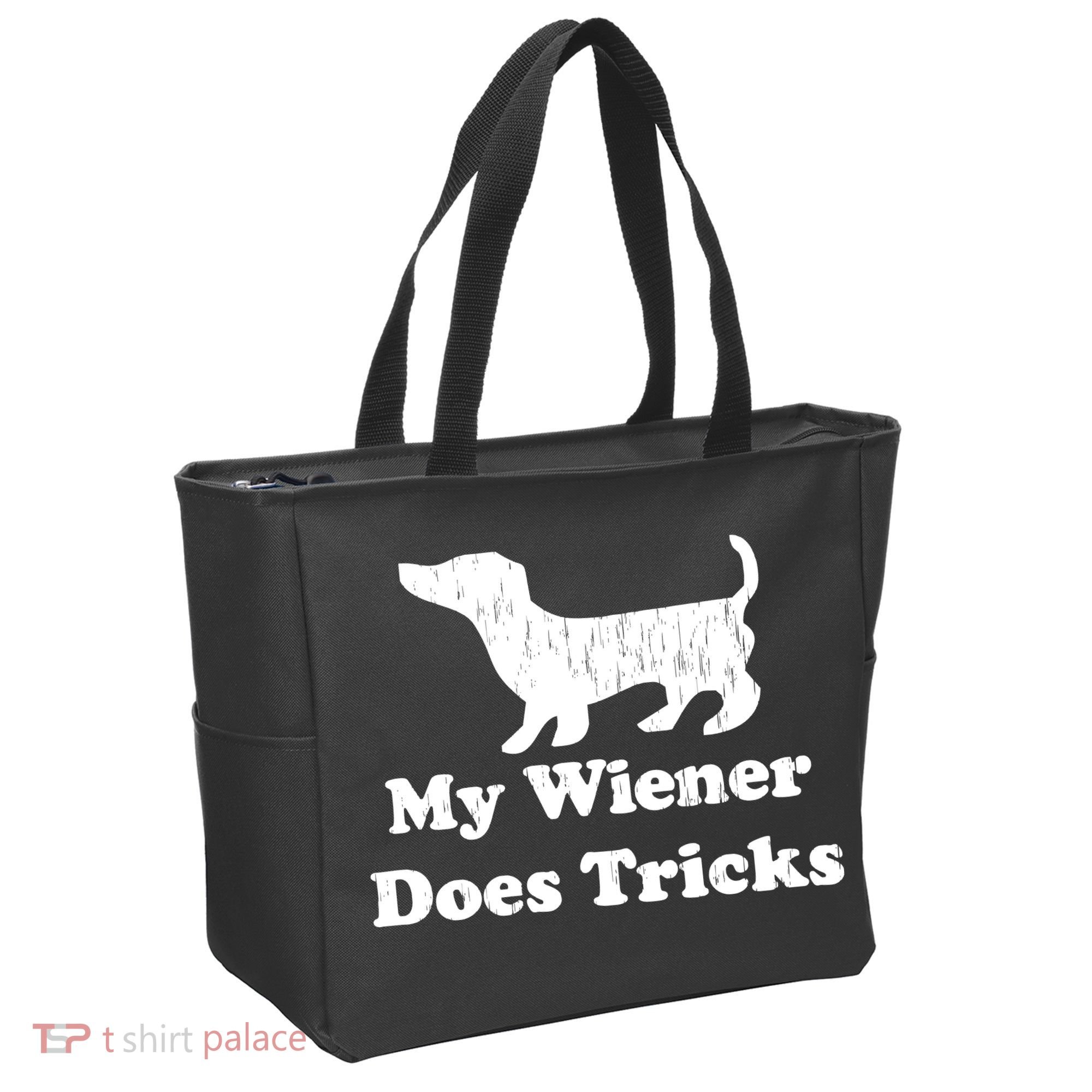 My Wiener Does Tricks Tote Bag