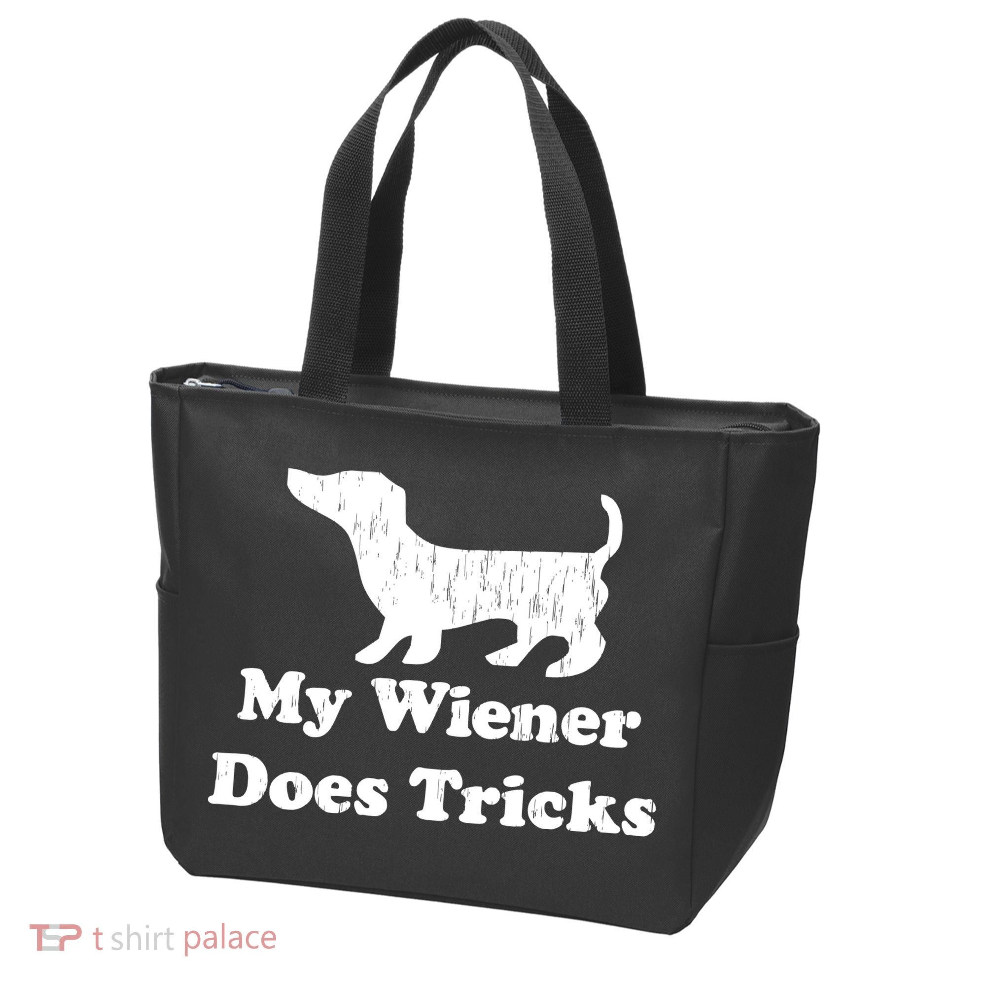 My Wiener Does Tricks Tote Bag