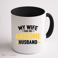 My Wife Has An Awesome Husband  Coffee Mug thumb 1
