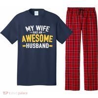 My Wife Has An Awesome Husband  Pajama Set thumb 0