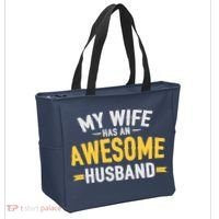 My Wife Has An Awesome Husband  Tote Bag thumb 2